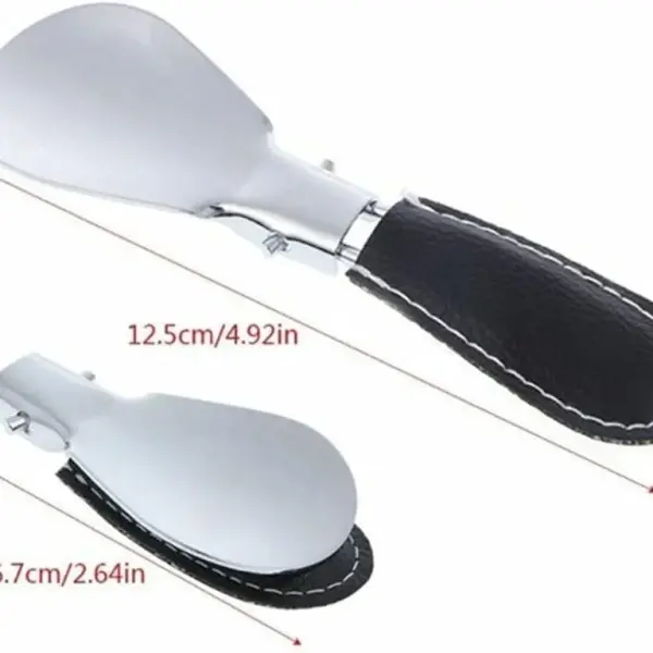 Spoon Helper Leather Handle Shoe Horns Accessories Shoespooner Shoes Lifting Folding