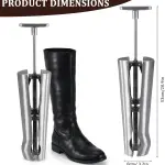 Professional Aluminum Boot Stretcher for Women and Men Aluminium Shoe Sretchers Relieves Tightness for Cowboy Tall Leather Western Work Hiking Boots
