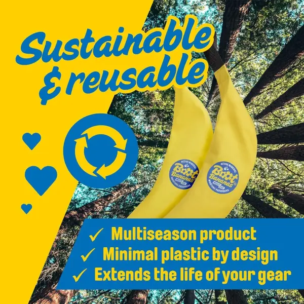 Boot Bananas Shoe Moisture Absorber | Long-Lasting, Reusable Sports Shoe Drying Inserts Without Heat or Electricity | Eco-Conscious | Drys Footwear in 4 to 6 Hours | 1 Pair