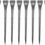 Horseshoe Nails, E6 250PCS Firmly Horse Hoof Nails with Good Elasticity Steel Hoof Pegs Securing Accessory for Horse Training Equestrian Sports