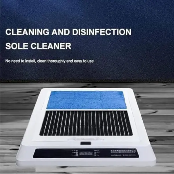 Sole Cleaning Machine, Automatic Shoe Cleaning Machine, Entrance Shoe Brush, Shoe Cleaner and Polisher, with Motion Sensor, for Homes, Hotels and Commercial Spaces
