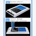 Sole Cleaning Machine, Automatic Shoe Cleaning Machine, Entrance Shoe Brush, Shoe Cleaner and Polisher, with Motion Sensor, for Homes, Hotels and Commercial Spaces