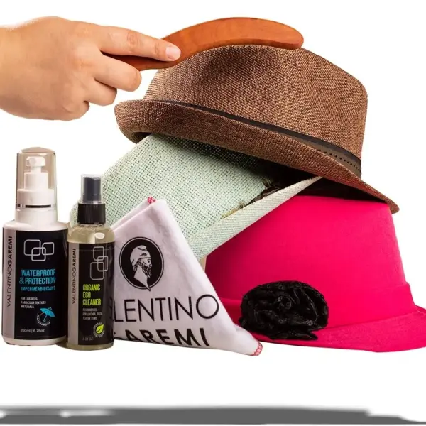 Hat Care Kit – Cleaning & Protection Set for Fedora, Panama & Felt Hats – Includes Brush, Cloth & Care Solutions