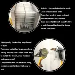 Stainless Steel Boot Scrubber, Automatic Rain Boot Cleaning Machine for Livestock Farm, 54x85cm Heavy Duty Shoe Washer with Water Tube