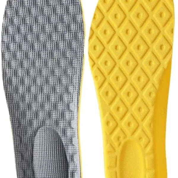 JSEIAJB Memory Foam Sport Support Insert Feet Care Insoles for Shoes Men Women Orthotic Breathable Latex Sports