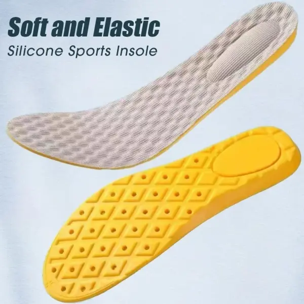 JSEIAJB Memory Foam Sport Support Insert Feet Care Insoles for Shoes Men Women Orthotic Breathable Latex Sports
