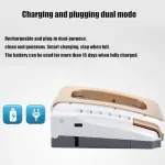 Automatic Electric Shoe Cleaning Brush - Self-Cleaning Boot Scraper with Water Reservoir & Battery | Quick 5-Second Dust Removal | Low Noise Shoe Cleaner (Rojo)