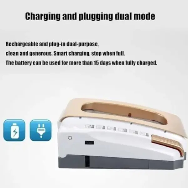 Automatic Electric Shoe Cleaning Brush - Self-Cleaning Boot Scraper with Water Reservoir & Battery | Quick 5-Second Dust Removal | Low Noise Shoe Cleaner (Rojo)