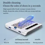 Automatic Electric Shoe Polisher & Cleaner, Induction Sole Cleaning Machine, Waterless 1000PA Suction, Quick 5s Wipe, Ideal for Home & Office Use