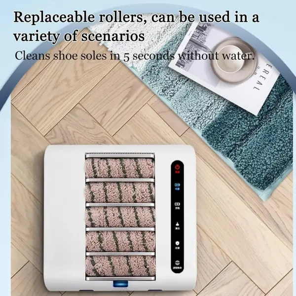 Automatic Electric Shoe Polisher & Cleaner, Induction Sole Cleaning Machine, Waterless 1000PA Suction, Quick 5s Wipe, Ideal for Home & Office Use