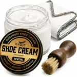 Eagle Shoe Cream Polish Kit – 3 Piece Boot & Shoe Polish with Shoe Cream, Shine Cloth & Applicator