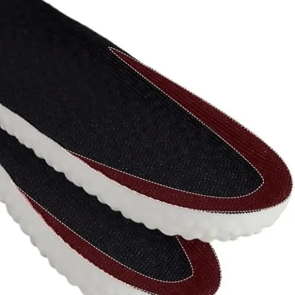 JSEIAJB PU Pattern Road Elastic Sports Insole Comfortable Cushioned Power Rebound Foot Protection Can Be Tailored