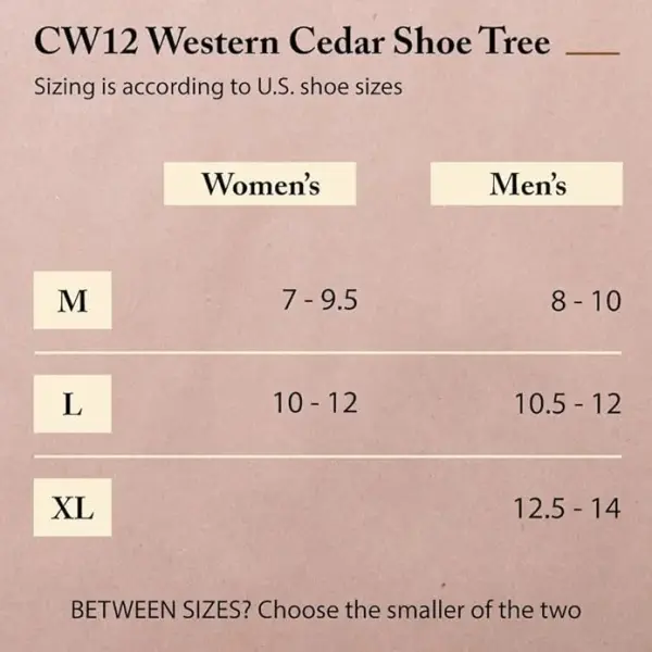FootFitter Western Cedar Boot Tree for Cowboy Boots, Shoe Trees for Men & Women, USA-Grown Cedar Preserves Shape & Freshness