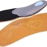 JSEIAJB Leather Orthotic Insole for Flat Feet Support Orthopedic Shoes Sole Insoles for Suitable Men Women