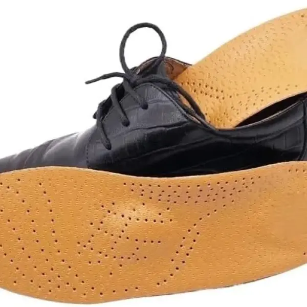 JSEIAJB Leather Orthotic Insole for Flat Feet Support Orthopedic Shoes Sole Insoles for Suitable Men Women