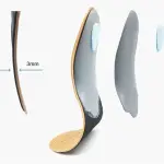 JSEIAJB Leather Orthotic Insole for Flat Feet Support Orthopedic Shoes Sole Insoles for Suitable Men Women