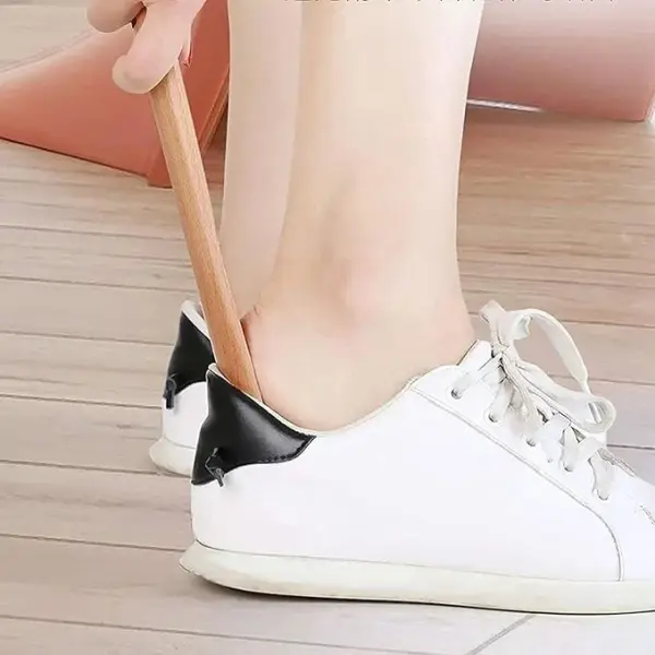 Metal Shoe Horn-Long Shoe Horn Wooden Shoehorn Various Sizes Suitable for All Kinds of People