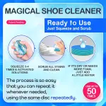 POYCHI Shoe Cleaner Kit – Portable Sneaker Soles Scrubber Rag for Leather, Suede & More