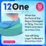 POYCHI Shoe Cleaner Kit – Portable Sneaker Soles Scrubber Rag for Leather, Suede & More