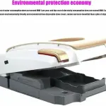 Automatic Boot Scraper, Electric Household Shoe Washing Machine, Shoe Sole Cleaning Machine, Fully Automatic Intelligent Shoe Sole Cleaning Machine, Built-in Battery (Color : Red)