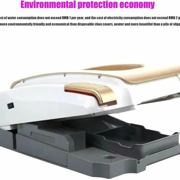 Automatic Boot Scraper, Electric Household Shoe Washing Machine, Shoe Sole Cleaning Machine, Fully Automatic Intelligent Shoe Sole Cleaning Machine, Built-in Battery (Color : Red)