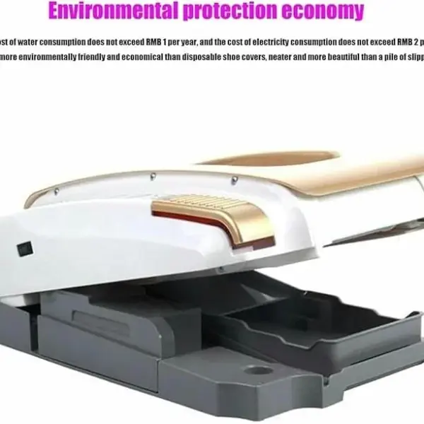 Automatic Boot Scraper, Electric Household Shoe Washing Machine, Shoe Sole Cleaning Machine, Fully Automatic Intelligent Shoe Sole Cleaning Machine, Built-in Battery (Color : Red)