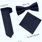 S.H. Churchill & Co. Men's 4 Piece Vest Set, with Bow Tie, Neck Tie & Pocket Hankie