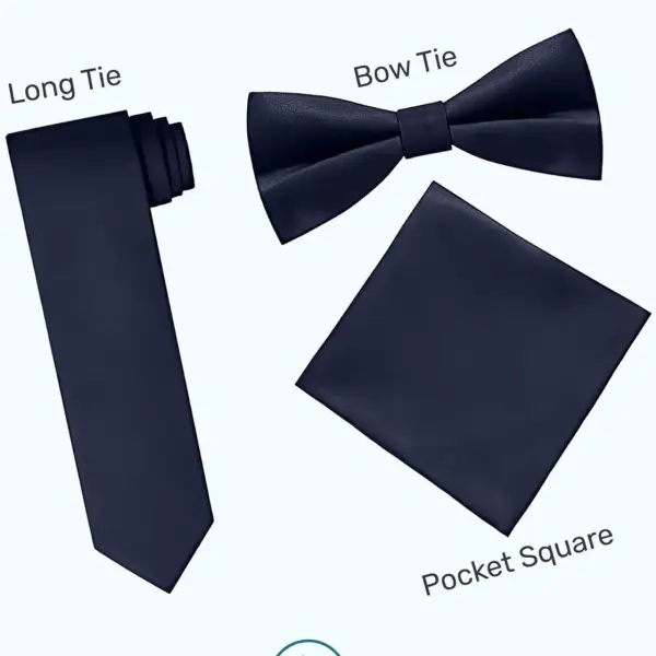 S.H. Churchill & Co. Men's 4 Piece Vest Set, with Bow Tie, Neck Tie & Pocket Hankie