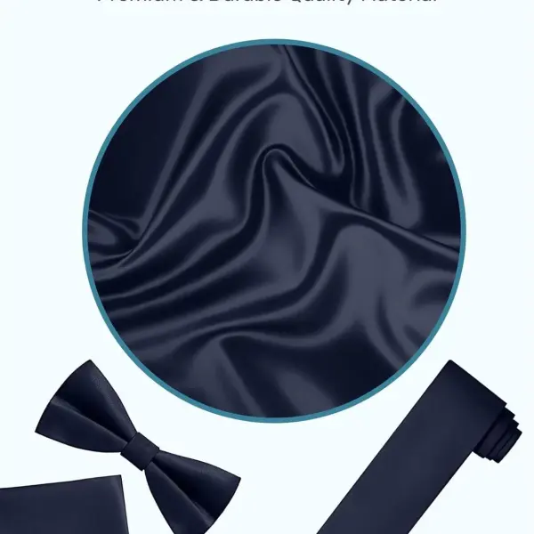 S.H. Churchill & Co. Men's 4 Piece Vest Set, with Bow Tie, Neck Tie & Pocket Hankie