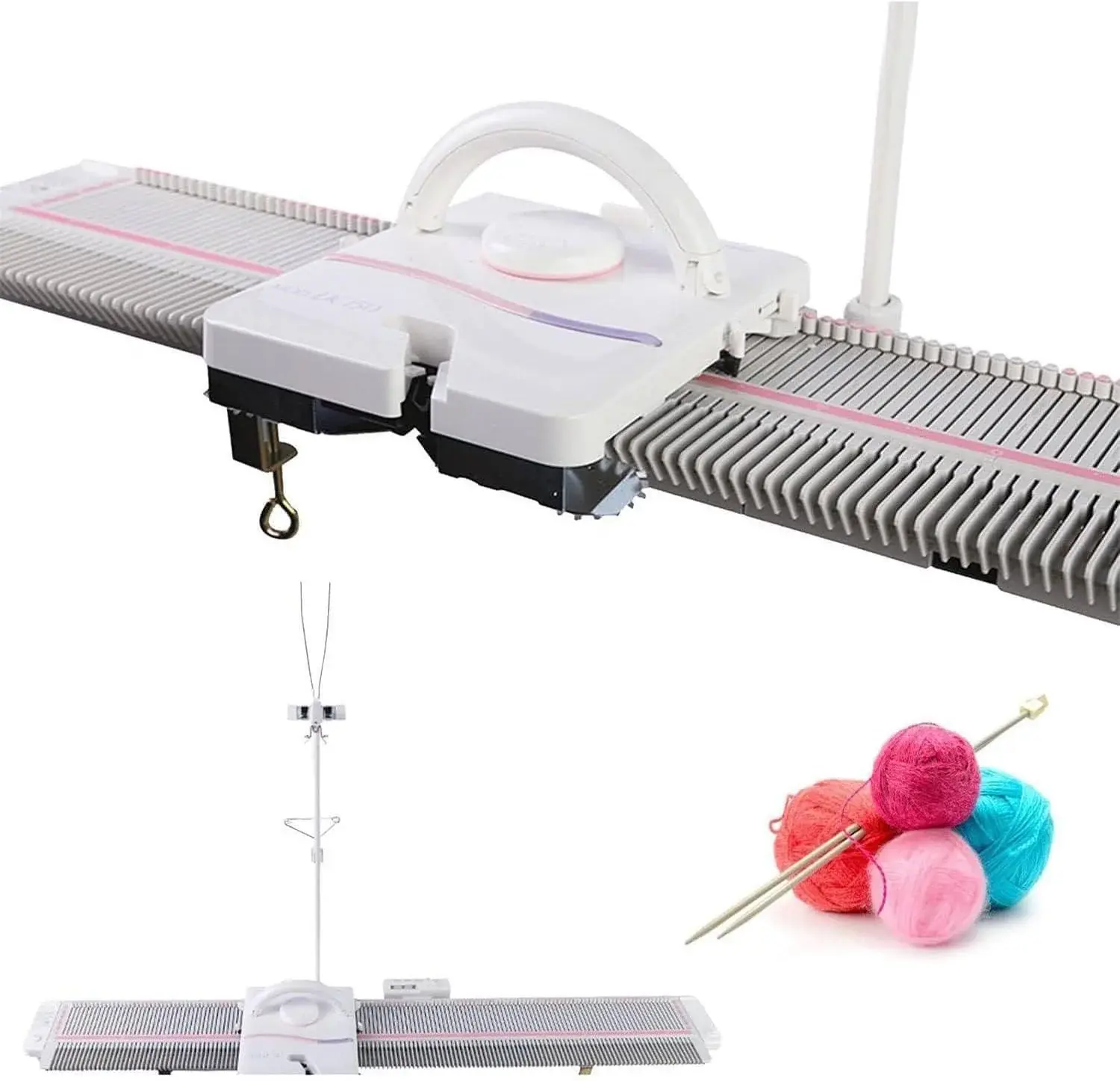 Automatic Knitting Machine,6.5mm Medium Gauge,150 Needle,Plastic Home Knitting Machine, Home Sewing Tool Set
