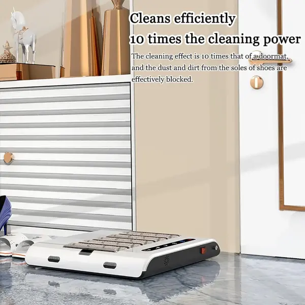 Automatic Shoe Sole Cleaning Machine - Rechargeable Induction Polisher, 260RPM Quick Wipe Brush for Home & Office, Effortless Shoe Care in 5 Seconds