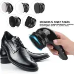 Portable Handheld Automatic Electric Shoe Polisher Polishing Machine Cleaning Brush Leather Care Tools