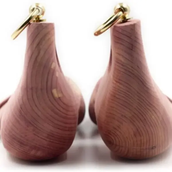 JSEIAJB 1 Pair Red Cedar Wood Adjustable Shoe Shaper Men's Shoe Tree Stretcher Support for Men Boot Expander Device(EU 45 46)
