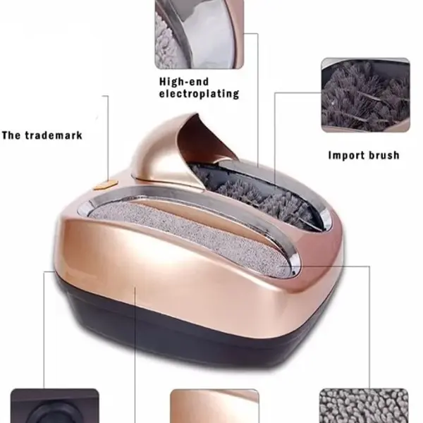 JSEIAJB 220V Fully Automatic Intelligent Shoe Sole Cleaning Machine Polishing Equipment Cleaner Instead of Covers(D)