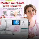 Bernette B79 Sewing Embroidery Machine Combo | Touchscreen LCD Display | Includes $500 Embroidery Kit | Quilting Presser Feet Bobbins Needle Threader LED Light