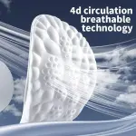 JSEIAJB Memory Foam Orthopedic Sport Insoles for Shoes Sole Cushion Running Shock-Absorbant Breathable Soft Pad