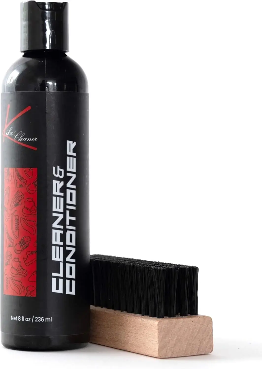 8oz Bottle Kit for Shoes, Fabrics, Accessories. All-natural. Made in the USA.
