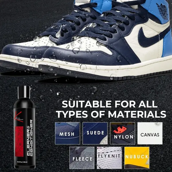 8oz Bottle Kit for Shoes, Fabrics, Accessories. All-natural. Made in the USA.