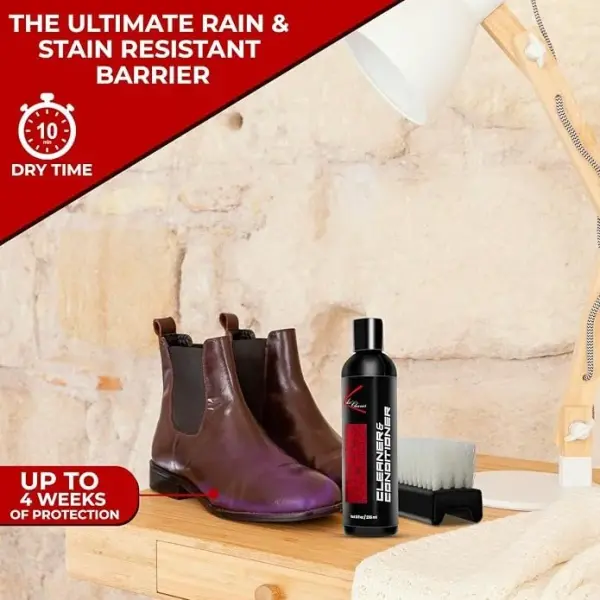 8oz Bottle Kit for Shoes, Fabrics, Accessories. All-natural. Made in the USA.