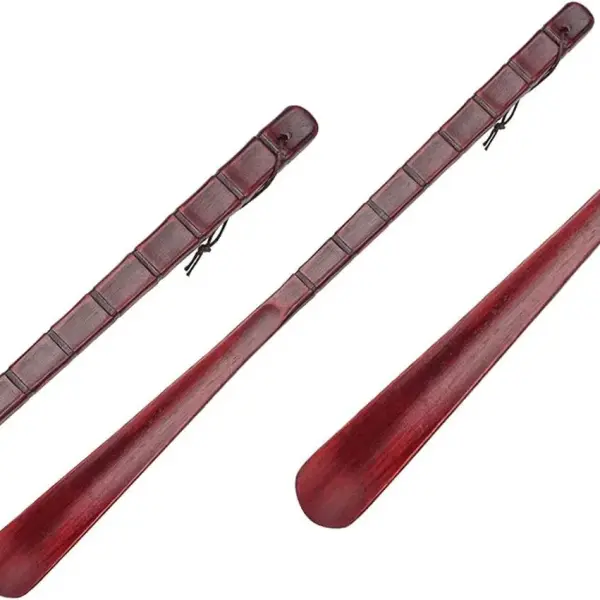 55cm 70cm Wooden Shoe Horn Flexible Long Handle Shoehorn Useful Lifter Professional Spoon Home Tools