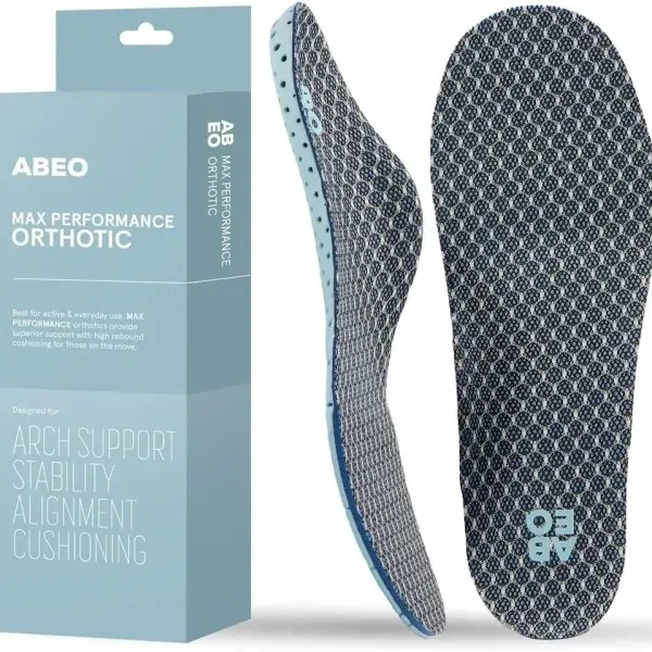 ABEO Max Performance Orthotic 2.0 Neutral Unisex Shoe Insert