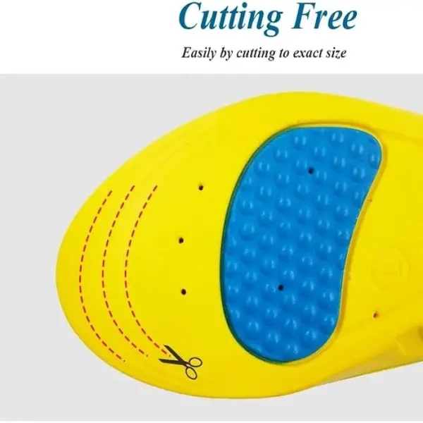 JSEIAJB Sport Breathable Insole Soft Foot Care Shoe Inserts Pad Cool Deodorant Orthotic PU Tool
