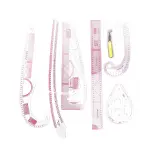 Metric Sewing Ruler, 6 Pieces French Curve Ruler for Pattern Making, Dress Makers Ruler Fashion Clear Sewing Ruler Set with Tracing Wheel for Beginners Tailors Designers