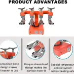 Shoe Tree, 4 Head Shoe Tree Machine, Temperature Controlled Electric Shoe Repair Machine, Aluminum Alloy Shoe Repair Stretching Machine