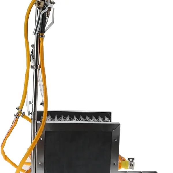 Automatic Stainless Steel Boot Scrubber Machine - Efficient Rain Shoe Cleaner for Livestock Farms, Outdoor Workers & Farmers - Heavy-Duty Shoe Cleaning Device