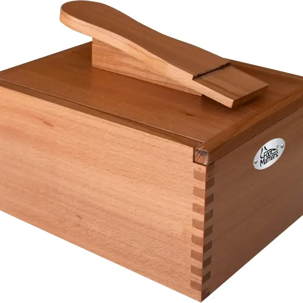 FOOTMATTERS Shoe Shine Valet Box - Hardwood Boot & Shoe Care