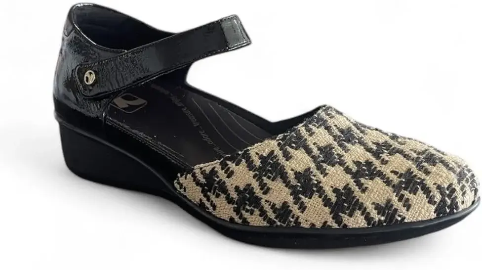 Revere Osaka Mary Jane - Premium Leather - Orthotic-Friendly Removable Insoles - Adjustable Strap - Arch Support - Stylish Wedges for All-Day Comfort