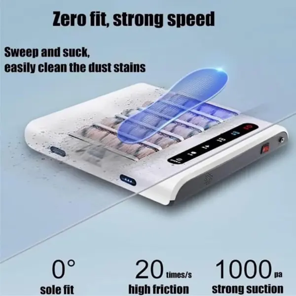 Automatic Shoe Cleaner Machine - Rechargeable Polisher with 5 Brushes, 1000Pa Suction Power, Waterless Cleaning System, Smart Automatic Induction for Effortless Shoe Care