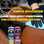 Mas Chingon Fine Leather Cleaner and Fine Leather Conditioner Kit for Use on Leather Apparel, Furniture, Car Interiors, Shoes, Boots, Bags & More (2-16 fl oz Bottles)