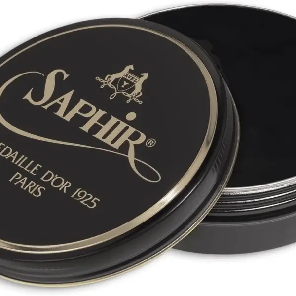 SAPHIR Medaille d’Or Pate De Luxe - Natural Wax Shoe Polish for Leather Shining